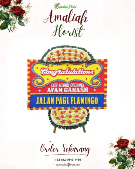 Sewa Papan Bunga Ngrapah